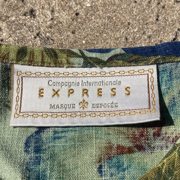 Linen Blend Express Wrap Skirt - Picture 4 of 7